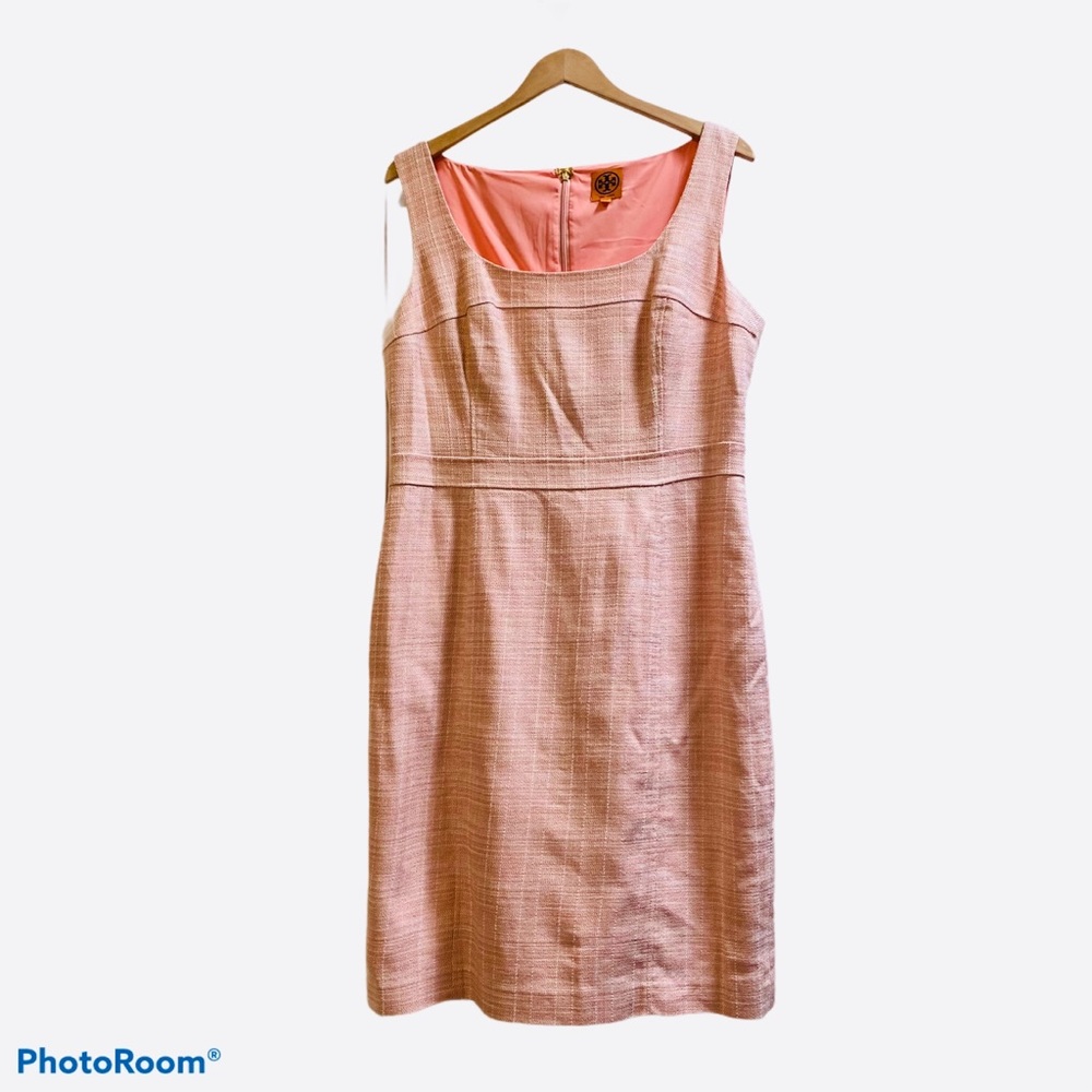 Tory Burch peach dress sz 14